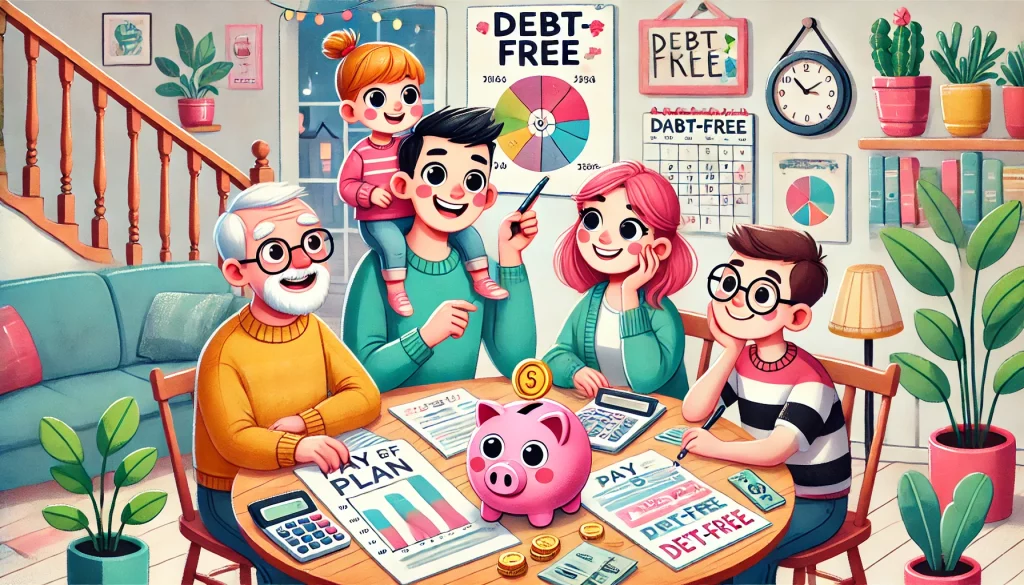 Cara membuat rencana keuangan untuk melunasi hutang keluarga